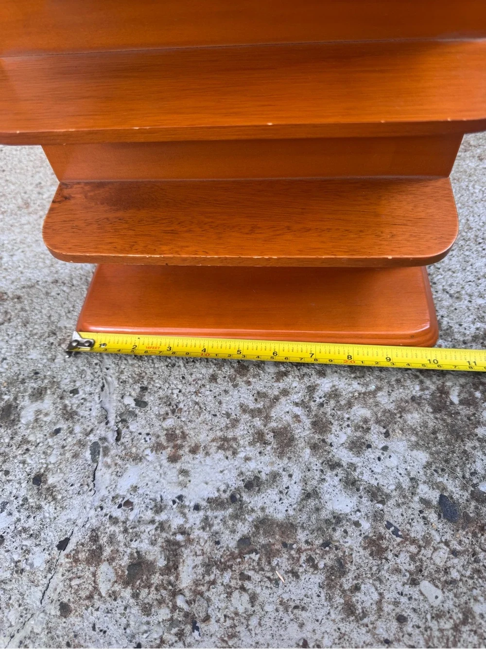 Wood Trinket Shelf with Heart